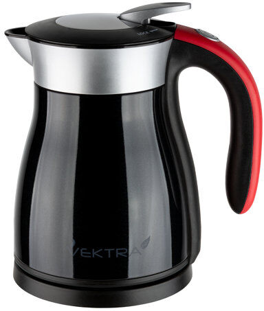 Vektra Vacuum Insulated Eco Friendly Stainless Steel Electric Kettle Vektra Colour: Black, Capacity: 1.8 Quarts  - Size: 24cm H X 23cm W X 20cm D Vektra Vacuum Insulated Eco Friendly Stainless Steel Electric Kettle Vektra Colour: Black, Capacity: 1.8 Quarts  - Size: 24cm H X 23cm W X 20cm D