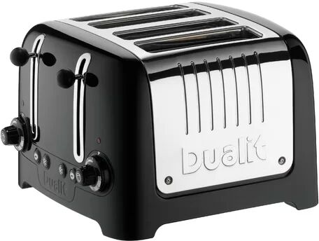 Dualit Lite 4 Slice Toaster Dualit Colour: Black  - Size: 22cm H X 28cm W X 31cm D