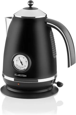 Klarstein Aquavita Chalet 1.7 L Stainless Steel Electric Kettle Klarstein Colour: Black  - Size: Rectangle 90 x 150cm Klarstein Aquavita Chalet 1.7 L Stainless Steel Electric Kettle Klarstein Colour: Black  - Size: Rectangle 90 x 150cm