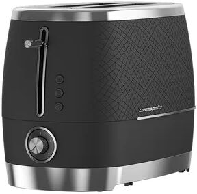 Beko Cosmopolis 2 Slice Toaster Beko Finish: Black/Chrome 38cm H X 24cm W X 43cm D Beko Cosmopolis 2 Slice Toaster Beko Finish: Black/Chrome 38cm H X 24cm W X 43cm D