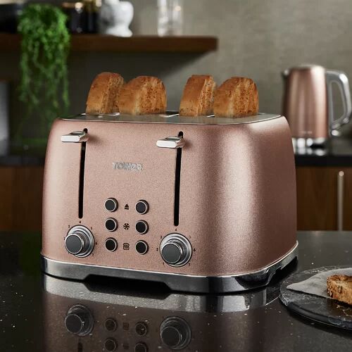 Tower Glitz 4 Slice Toaster Tower Colour: Pink Tower Glitz 4 Slice Toaster Tower Colour: Pink
