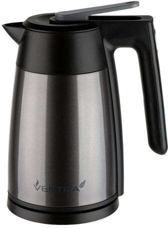 Vektra Environmentally Eco Friendly 1.7L Stainless Steel Electric Kettle Vektra Colour: Grey  - Size: 29cm H X 24cm W X 22cm D Vektra Environmentally Eco Friendly 1.7L Stainless Steel Electric Kettle Vektra Colour: Grey  - Size: 29cm H X 24cm W X 22cm D