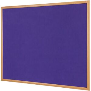 Symple Stuff Wall Mounted Bulletin Board Purple Loop Nylon 120cm H x 150cm W