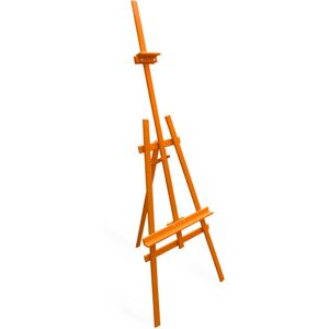 Ebern Designs Gargi Folding Tripod Easel Orange 180'Hx51'Wx45'D Ebern Designs Gargi Folding Tripod Easel Orange 180'Hx51'Wx45'D