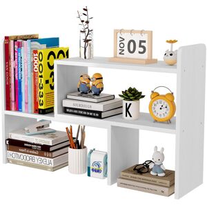 Ebern Designs Manufactured Wood Stackable Desk Organiser White 42cm H X 83cm W X 17cm D Ebern Designs Manufactured Wood Stackable Desk Organiser White 42cm H X 83cm W X 17cm D