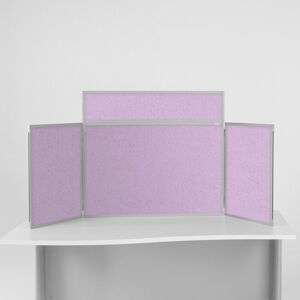 Symple Stuff Free-Standing Reversible Bulletin Board 80cm H x 180cm W Lilac Symple Stuff Free-Standing Reversible Bulletin Board 80cm H x 180cm W Lilac