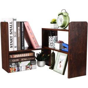 Ebern Designs Manufactured Wood Stackable Desk Organiser Brown 42cm H X 83cm W X 17cm D Ebern Designs Manufactured Wood Stackable Desk Organiser Brown 42cm H X 83cm W X 17cm D