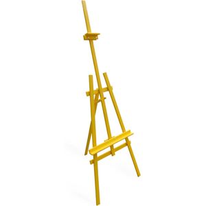 Ebern Designs Gargi Folding Tripod Easel Yellow 180'Hx51'Wx45'D Ebern Designs Gargi Folding Tripod Easel Yellow 180'Hx51'Wx45'D