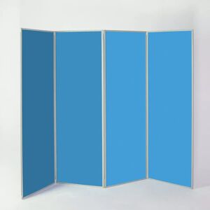 Symple Stuff Light Free-Standing Bulletin Board 180cm H x 240cm W gray/blue 180.0 H x 240.0 W cm