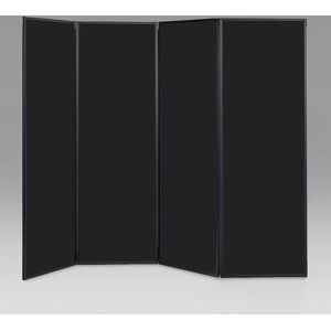 Symple Stuff Light Free-Standing Bulletin Board 180cm H x 240cm W black 180.0 H x 240.0 W cm