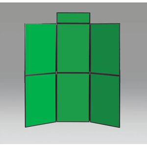 Symple Stuff Light Free-Standing Bulletin Board 180cm H x 180cm W green/black 180.0 H x 180.0 W cm