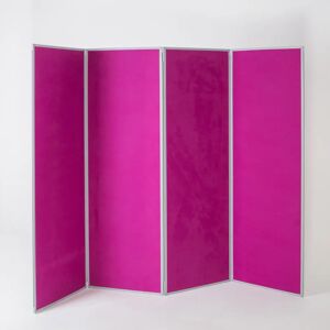 Symple Stuff Light Free-Standing Bulletin Board 180cm H x 240cm W pink/gray 180.0 H x 240.0 W cm