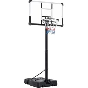 Freeport Park Coury Adjustable Height Adjustable Foldable 110Cm Metal Portable Fill-Size Basketball Hoop