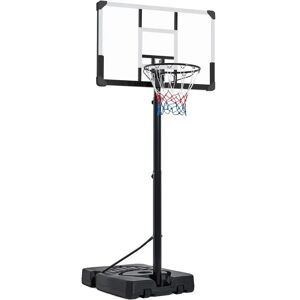 Freeport Park Coury Adjustable Height Adjustable Foldable 110Cm Metal Portable Fill-Size Basketball Hoop