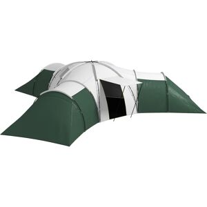 Outsunny 6 Person Tent with Ground Sheet green 225.0 H x 615.0 W x 615.0 D cm