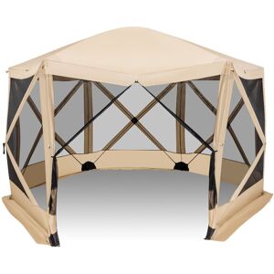 Dakota Fields Calep 346Cm Pop-Up Screen House Tent 6-Sided Camping Gazebo Instant Setup Hub Tent With Portable Carrying Bag Brown 8 Person Dakota Fields Calep 346Cm Pop-Up Screen House Tent 6-Sided Camping Gazebo Instant Setup Hub Tent With Portable Carrying Bag Brown 8 Person