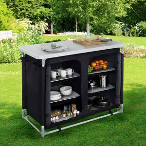 Dakota Fields Dutchess Folding Aluminum Camping Table Black Dakota Fields Dutchess Folding Aluminum Camping Table Black