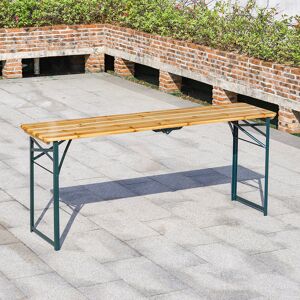 Dakota Fields Breece Folding Camping Table 77cm H x 177cm W x 46cm D Dakota Fields Breece Folding Camping Table 77cm H x 177cm W x 46cm D