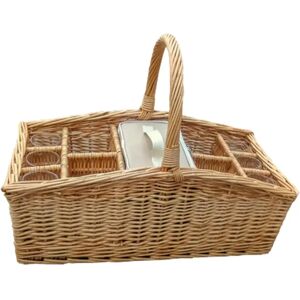 Brambly Cottage Large Drink Wine Basket with Cool Bag brown 30.0 H x 57.0 W x 22.0 D cm