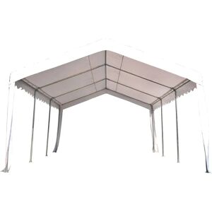 Symple Stuff Metal Party Tent white 280.0 H x 400.0 W x 600.0 D cm