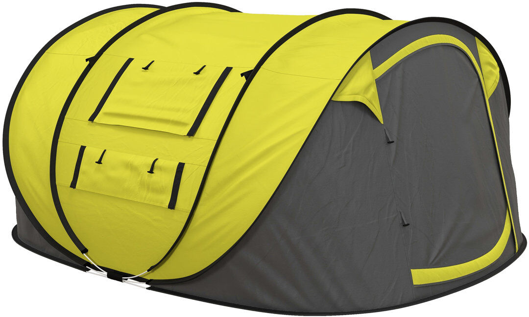 Dakota Fields Marjorie 4 Person Tent with Carry Bag Yellow 5 Person
