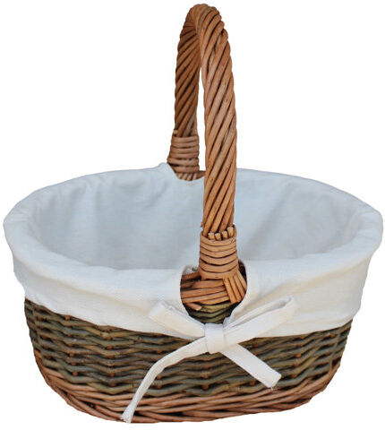 Brambly Cottage Child's Country Oval Picnic Basket Brambly Cottage Size: 38cm H x 42cm W x 30cm D  - Size: Brambly Cottage Child's Country Oval Picnic Basket Brambly Cottage Size: 38cm H x 42cm W x 30cm D  - Size: