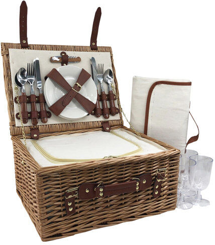 Union Rustic Classic Picnic Basket Union Rustic 50cm H x 70cm W x 2cm D Union Rustic Classic Picnic Basket Union Rustic 50cm H x 70cm W x 2cm D
