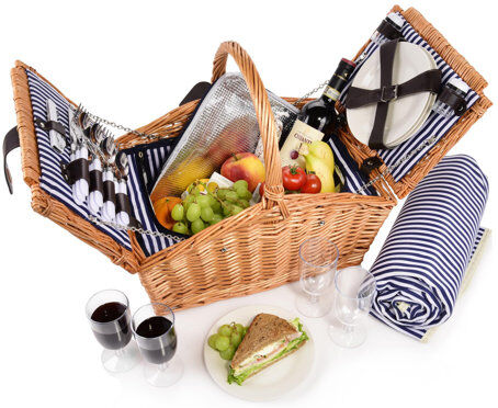 August Grove Picnic Basket August Grove  - Size: 1cm D August Grove Picnic Basket August Grove  - Size: 1cm D