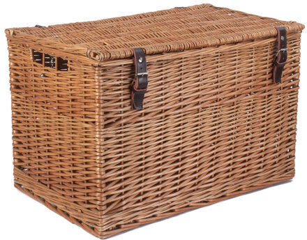 Brambly Cottage Double Steamed Chest Picnic Basket Brambly Cottage  - Size: 30.48cm H x 91.44cm W x 3.81cm D