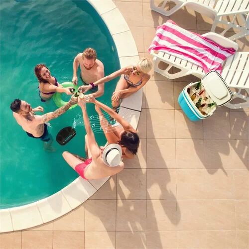 Auna Picknicker Music Trolley Cooler Auna Colour: Blue  - Size: 101.6cm H x 66.04cm W x 3.81cm D Auna Picknicker Music Trolley Cooler Auna Colour: Blue  - Size: 101.6cm H x 66.04cm W x 3.81cm D