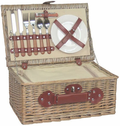 Brambly Cottage 2 Person Chiller Fitted Picnic Basket Brambly Cottage  - Size: Super King (6') Brambly Cottage 2 Person Chiller Fitted Picnic Basket Brambly Cottage  - Size: Super King (6')