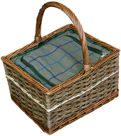 Brambly Cottage Wicker Picnic Basket with Fitted Cooler Brambly Cottage  - Size: 229cm H X 229cm W Brambly Cottage Wicker Picnic Basket with Fitted Cooler Brambly Cottage  - Size: 229cm H X 229cm W