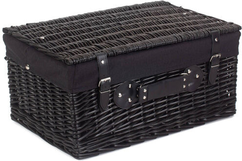 Brambly Cottage Picnic Basket Brambly Cottage Colour: Black, Size: 25cm H x 51cm W x 30cm D  - Size: 18cm H X 29cm W X 39cm D Brambly Cottage Picnic Basket Brambly Cottage Colour: Black, Size: 25cm H x 51cm W x 30cm D  - Size: 18cm H X 29cm W X 39cm D