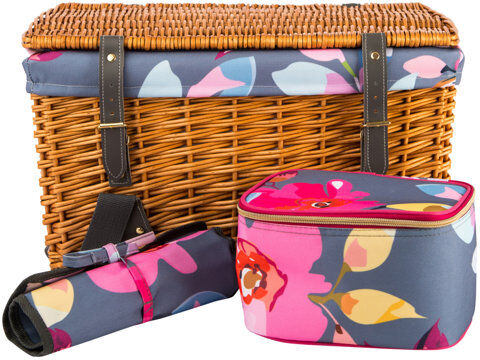 Summerhouse Gardenia Picnic Basket Summerhouse  - Size: 17cm H X 59cm W X 19cm D Summerhouse Gardenia Picnic Basket Summerhouse  - Size: 17cm H X 59cm W X 19cm D
