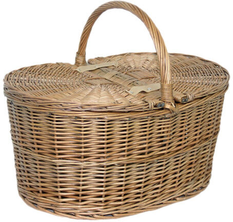 Brambly Cottage Deep Oval Picnic Basket Brambly Cottage  - Size: 71cm H X 75cm W X 44cm D Brambly Cottage Deep Oval Picnic Basket Brambly Cottage  - Size: 71cm H X 75cm W X 44cm D
