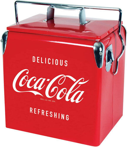 KoolatronEurope Coca Cola Portable Vintage Ice Beverage Tub KoolatronEurope  - Size: 5519cm H X 21cm W X 500cm D KoolatronEurope Coca Cola Portable Vintage Ice Beverage Tub KoolatronEurope  - Size: 5519cm H X 21cm W X 500cm D