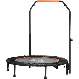 HOMCOM 3' Fitness Trampoline black 123.0 H x 102.0 W x 102.0 D cm