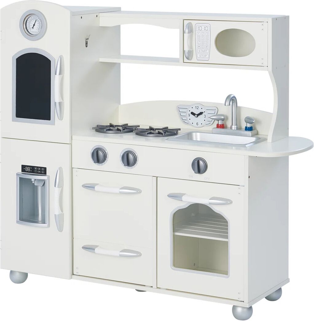 Teamson Kids - Little Chef Westchester Retro Play Kitchen white 93.35 H x 97.16 W x 29.21 D cm