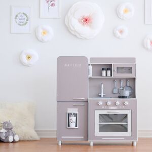 Teamson Kids Play Kitchen Set Grey 93cm H X 84.5cm W X 29.5cm D