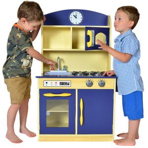 Teamson Kids Kitchen Set Navy 100cm H X 25.75cm W X 11.75cm D