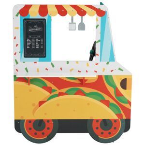 Teamson Kids Taco Truck Kitchen Set Yellow 96cm H X 61cm W X 81cm D