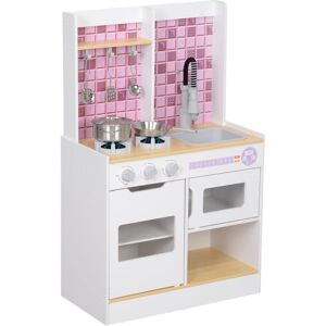 Zoomie Kids Agathe Kids Kitchen Set White 90cm H X 56cm W X 32cm D Zoomie Kids Agathe Kids Kitchen Set White 90cm H X 56cm W X 32cm D