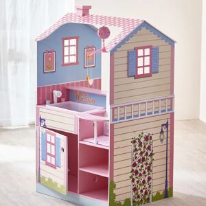 Teamson Kids Dollhouse brown 102.2 H x 53.3 W x 86.4 D cm