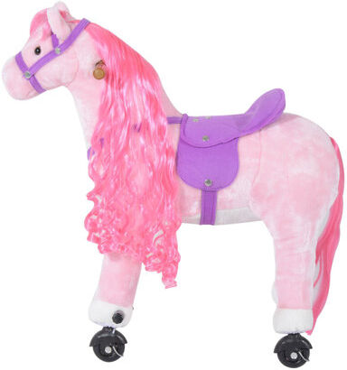 Zoomie Kids Faria Rocking Horse Zoomie Kids Colour: Pink  - Size: 195cm H X 102cm W X 23cm D