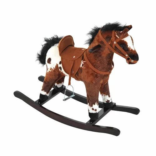 Zoomie Kids Acquah Kids Plush Rocker Zoomie Kids Colour: Dark Brown 185cm H X 30cm W X 67cm D Zoomie Kids Acquah Kids Plush Rocker Zoomie Kids Colour: Dark Brown 185cm H X 30cm W X 67cm D