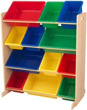 KidKraft Sort It & Store It Toy Organiser KidKraft Finish: Oak  - Size: 45cm H X 90cm W X 50cm D