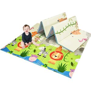 Zoomie Kids Gero Playmat green/white 1.5 H x 180.0 W x 200.0 D cm