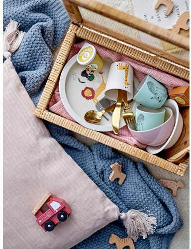 Bloomingville Yuliya 11 Piece Play Food Set Bloomingville  - Size: 81cm H X 28cm W X 107cm D Bloomingville Yuliya 11 Piece Play Food Set Bloomingville  - Size: 81cm H X 28cm W X 107cm D