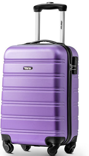 Direct Wicker Super Lightweight ABS Hard Shell Travel Spinner 4 Wheels Suitcase Direct Wicker Colour: Purple 66.04cm H x 66.04cm W x 3.81cm D Direct Wicker Super Lightweight ABS Hard Shell Travel Spinner 4 Wheels Suitcase Direct Wicker Colour: Purple 66.04cm H x 66.04cm W x 3.81cm D