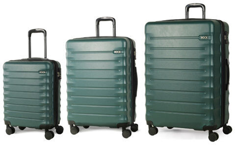 Rock Synergy 3 Piece Hard Shell Luggage Set Rock Finish: Forest Green Rock Synergy 3 Piece Hard Shell Luggage Set Rock Finish: Forest Green